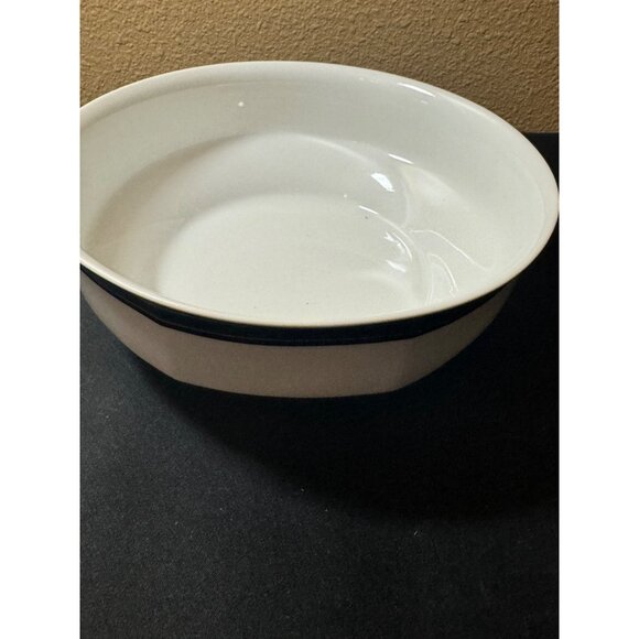 Christopher Stuart Y0009 Black Dress Fine China Serving Bowl & Serving Plate Set - Picture 7 of 11